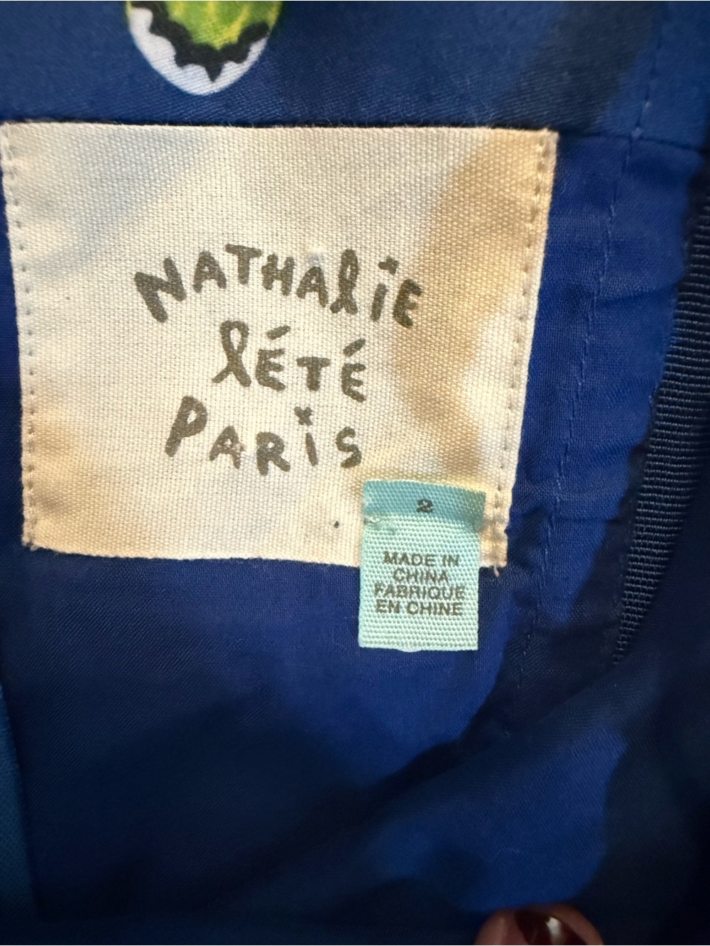 Anthropologie x Nathalie Lété Paris Butterfly mini Dress. - Picture 4 of 10